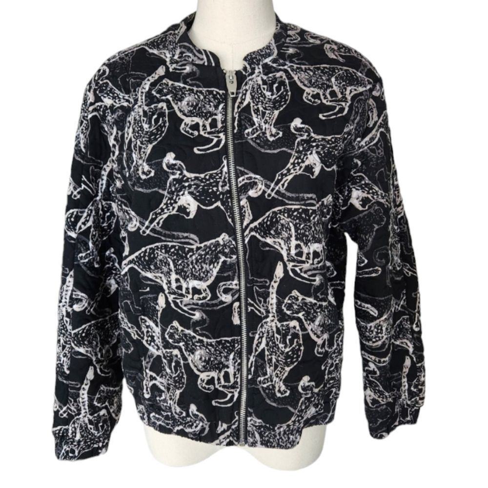 H&M Wild Cat Bomber style jacket - Size 6